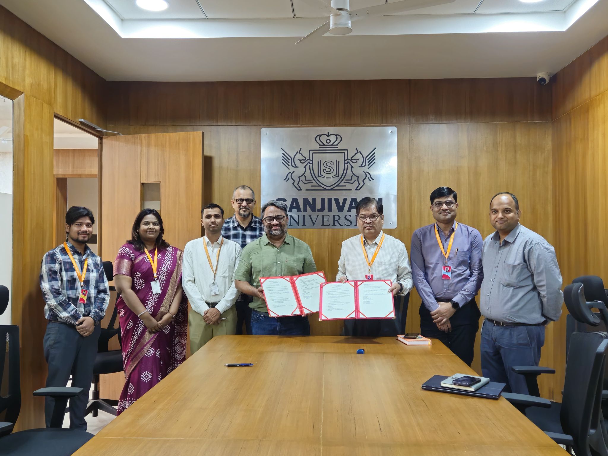Satkaam Foundation signed a Memorandum of Understanding (MoU) with Sanjivani University on 8th March 2025